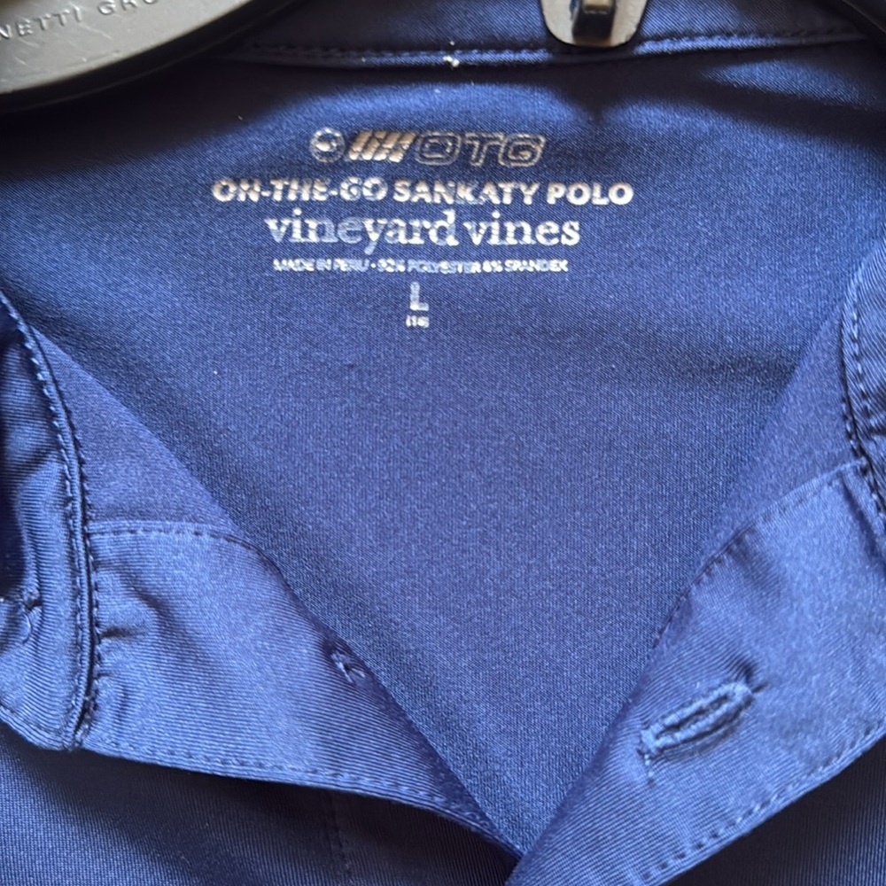 Vineyard Vines boys Blue Polo Shirt Sankaty - Picture 4 of 7